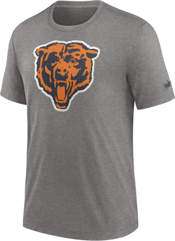 Nike Men's Chicago Bears Rewind Logo Dark Grey Heather T-Shirt product image