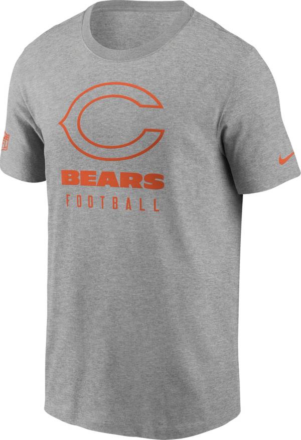 Nike Men's Chicago Bears Sideline Team Issue Dark Grey Heather T-Shirt product image