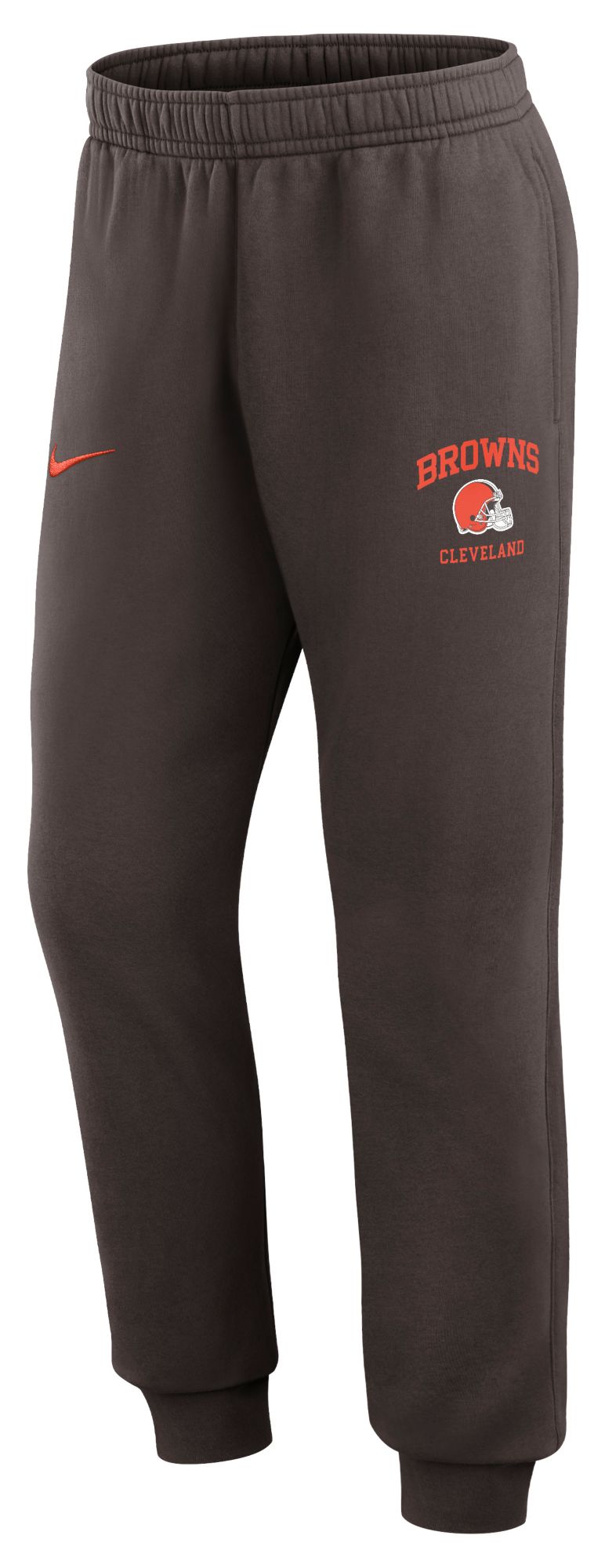 Nike Men's Cleveland Browns Sideline Club Brown Joggers Dick's