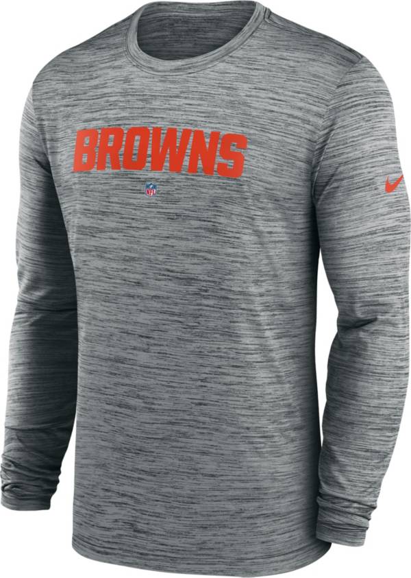 Men's Nike Brown Cleveland Browns Sideline Velocity