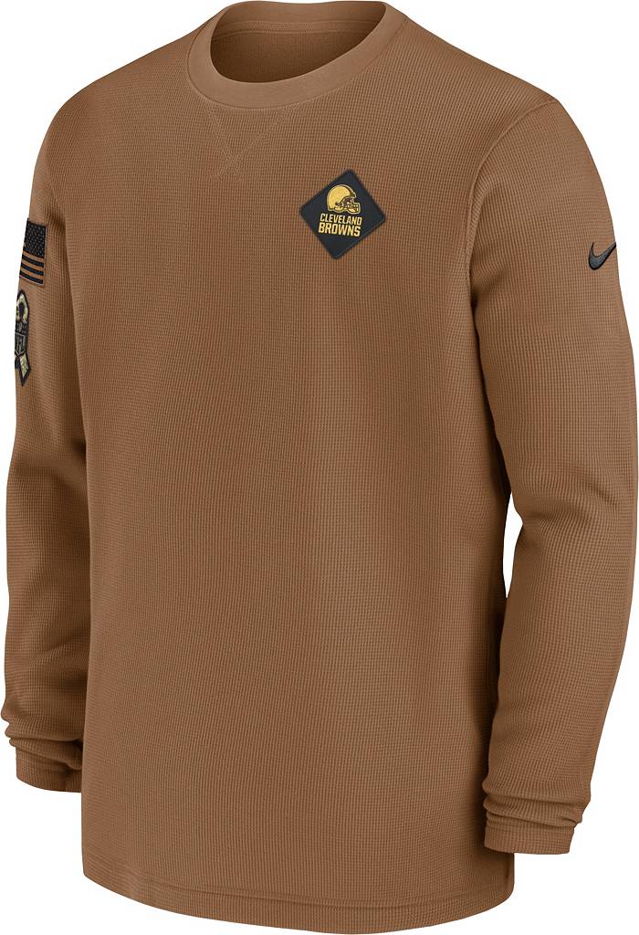 Nike Men's Cleveland Browns 2023 Salute to Service Brown Long