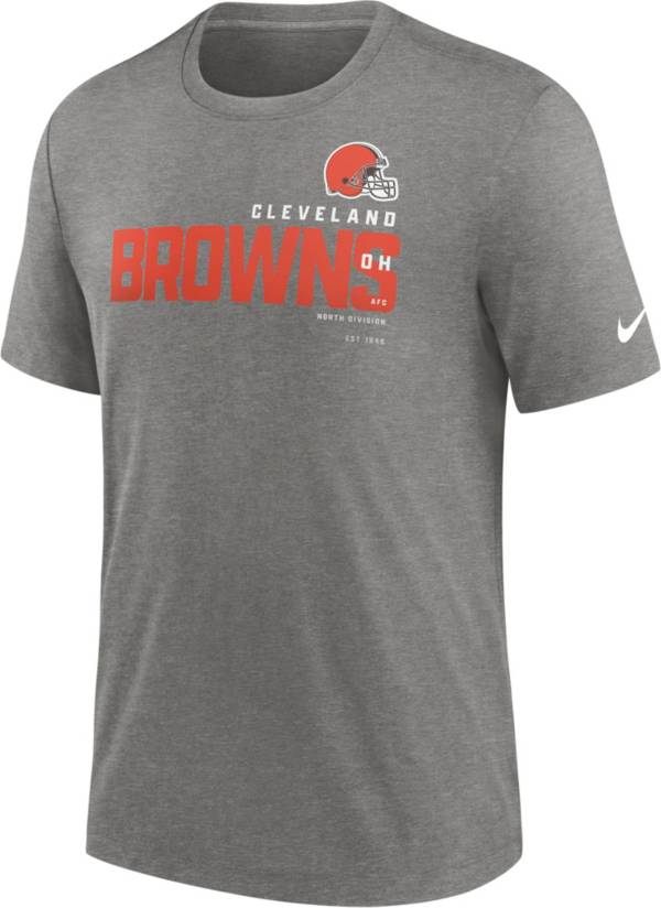 Cleveland Browns Short Sleeve T-Shirt NFL Team Apparel Mens Sz S Heather  Gray