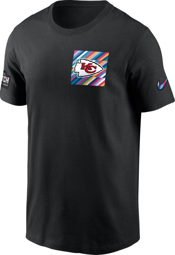 Nike Men's Kansas City Chiefs 2023 Crucial Catch Sideline Black T-Shirt