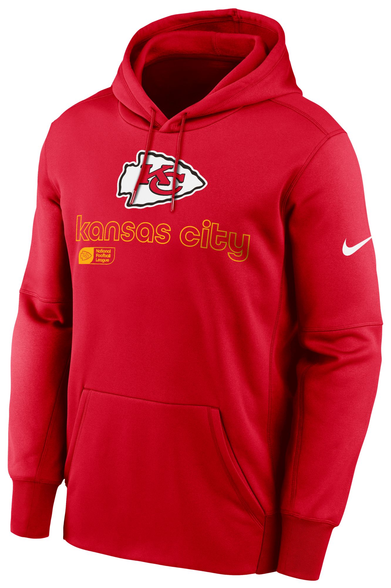 Nike Men's Kansas City Chiefs Therma-FIT University Red Pullover Hoodie product image