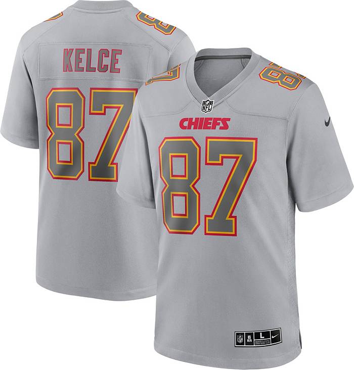 Nike Youth Kansas City Chiefs Travis Kelce #87 Atmosphere Grey
