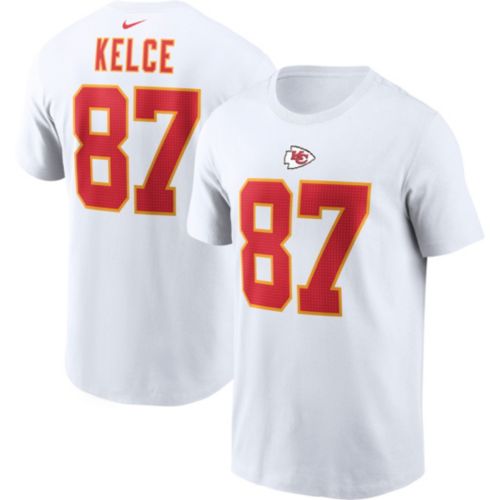 Nike Men's Kansas City Chiefs Travis Kelce #87 White Game Jersey