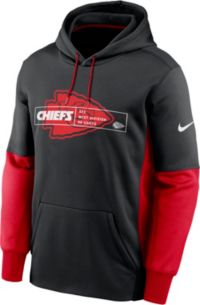 Nike Men's Kansas City Chiefs Sideline Therma-FIT Pullover Hoodie - Grey - XXXL Each