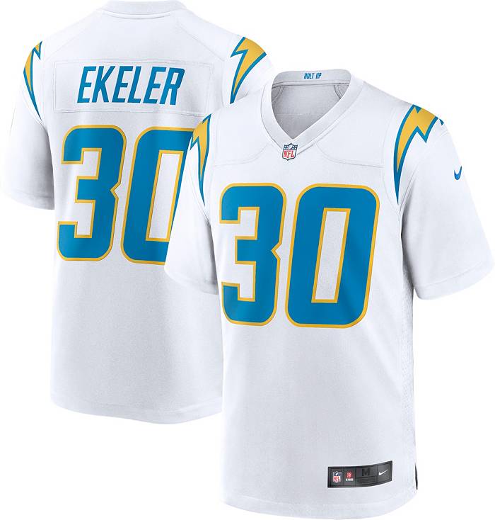 Nike Men's Los Angeles Chargers Austin Ekeler #30 White Game Jersey