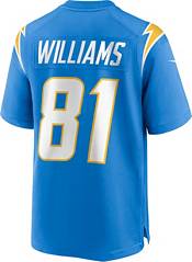 MIKE WILLIAMS SIGNED LOS ANGELES CHARGERS #81 ROYAL BLUE JERSEY
