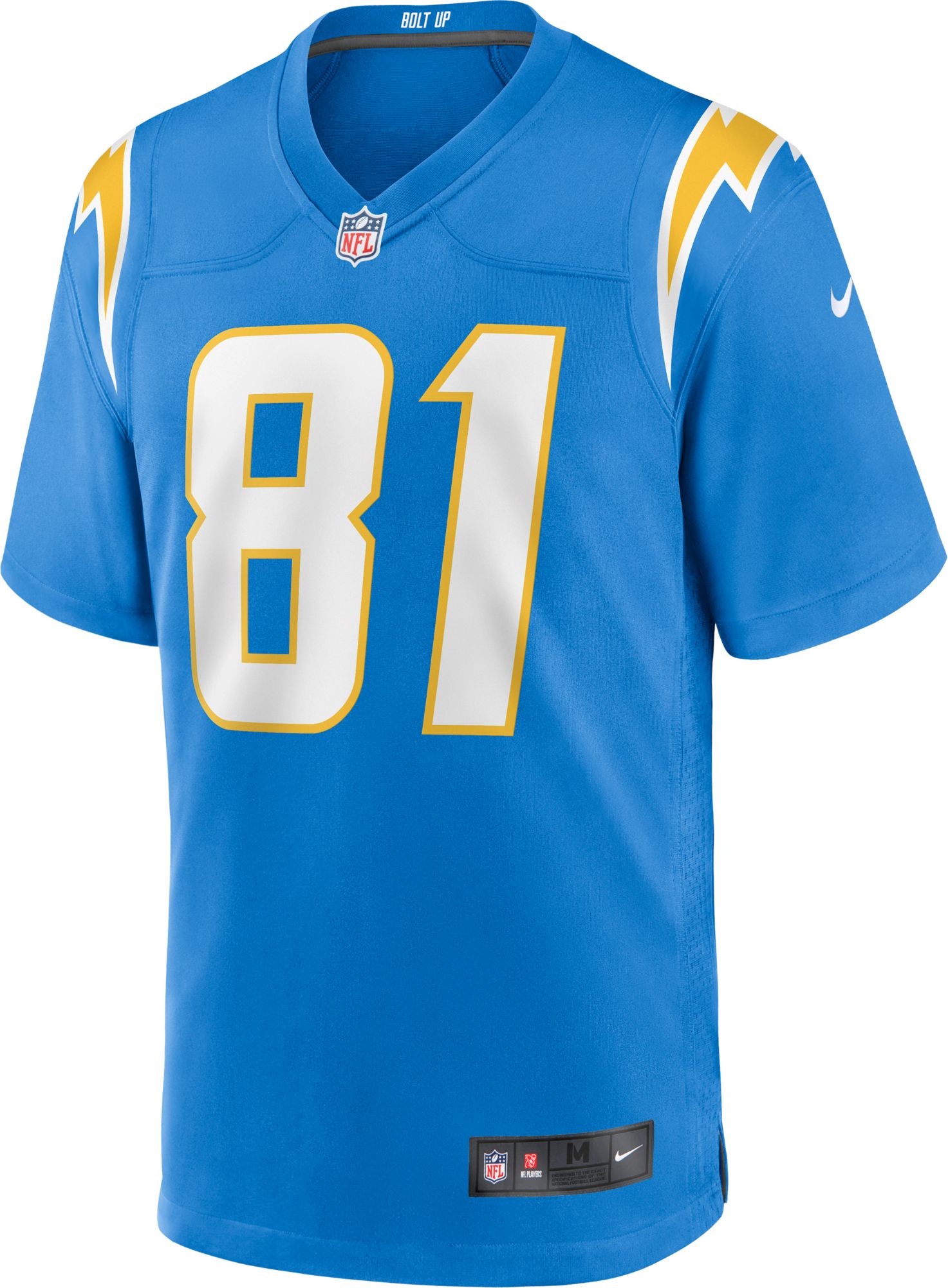 Chargers No81 Mike Williams White 60th Anniversary Vapor Limited Jersey