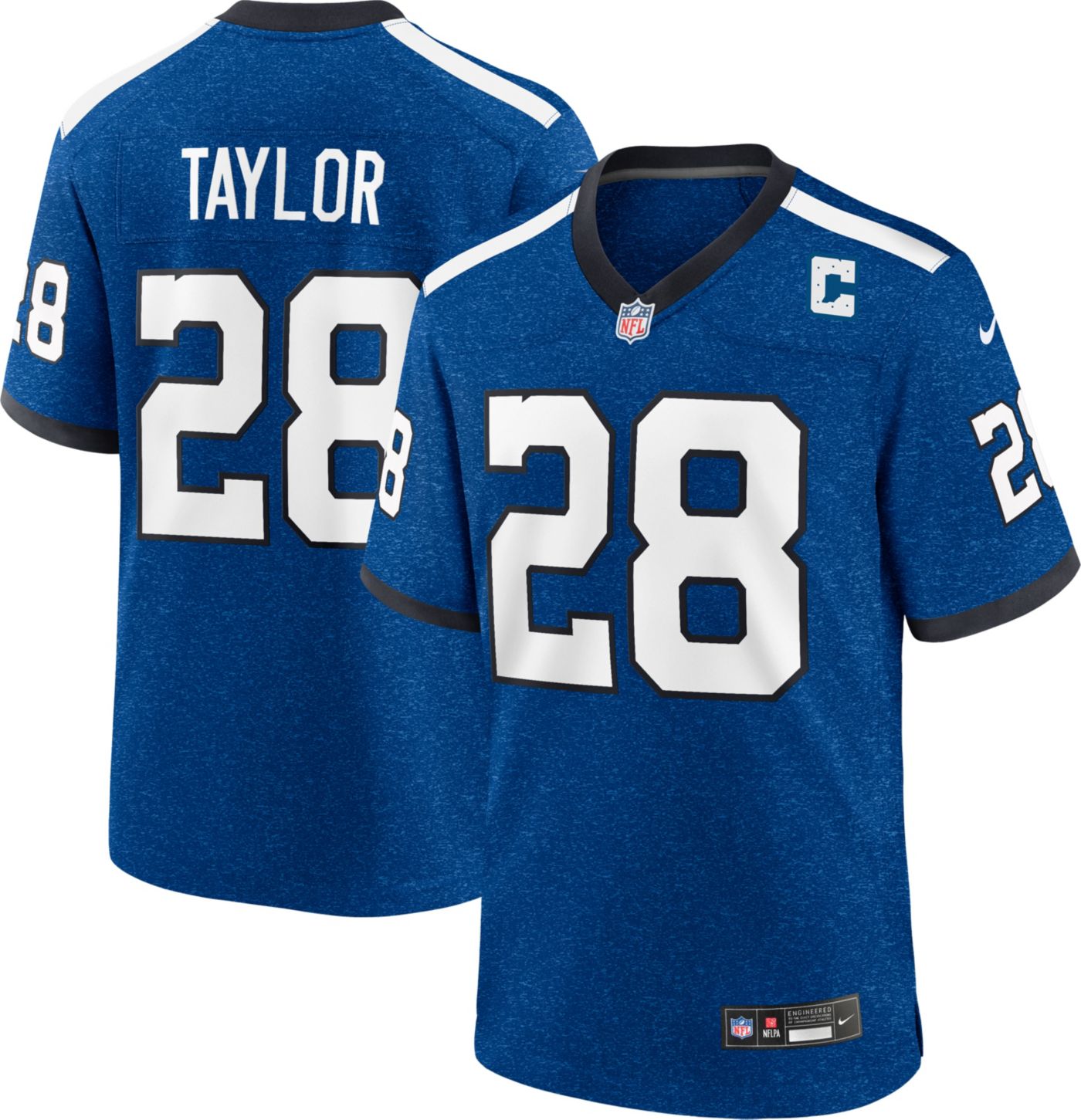 Nike Men s Indianapolis Colts Jonathan Taylor 28 Alternate Blue Game Jersey Dick s Sporting Goods