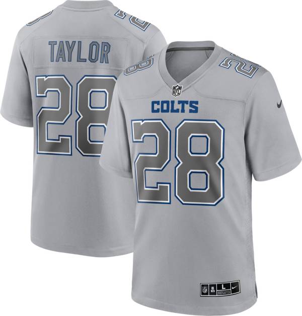 Nike Men's Indianapolis Colts Jonathan Taylor #28 Atmosphere Grey