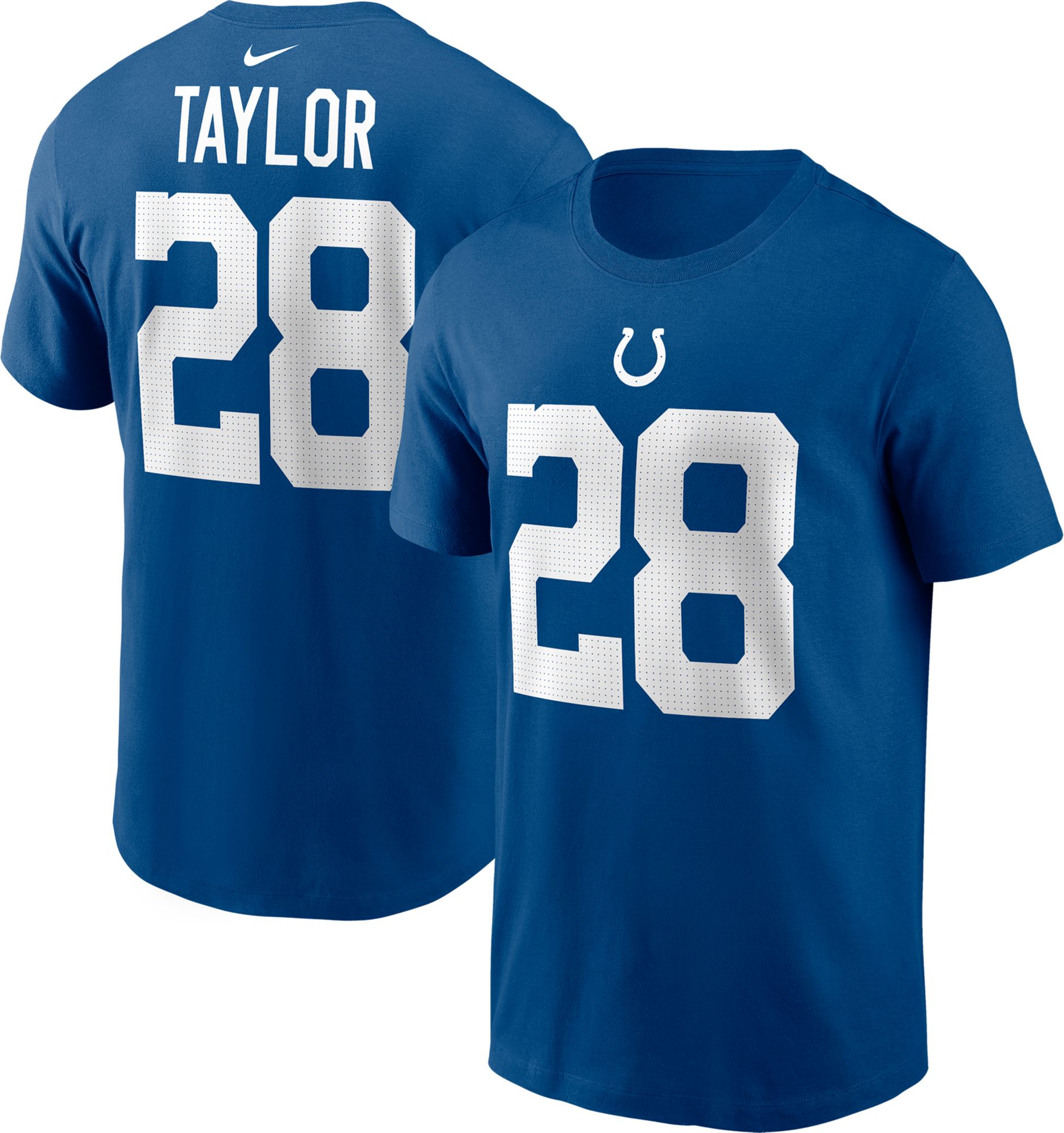 Nike Men's Indianapolis Colts Jonathan Taylor #28 Blue T-Shirt product image