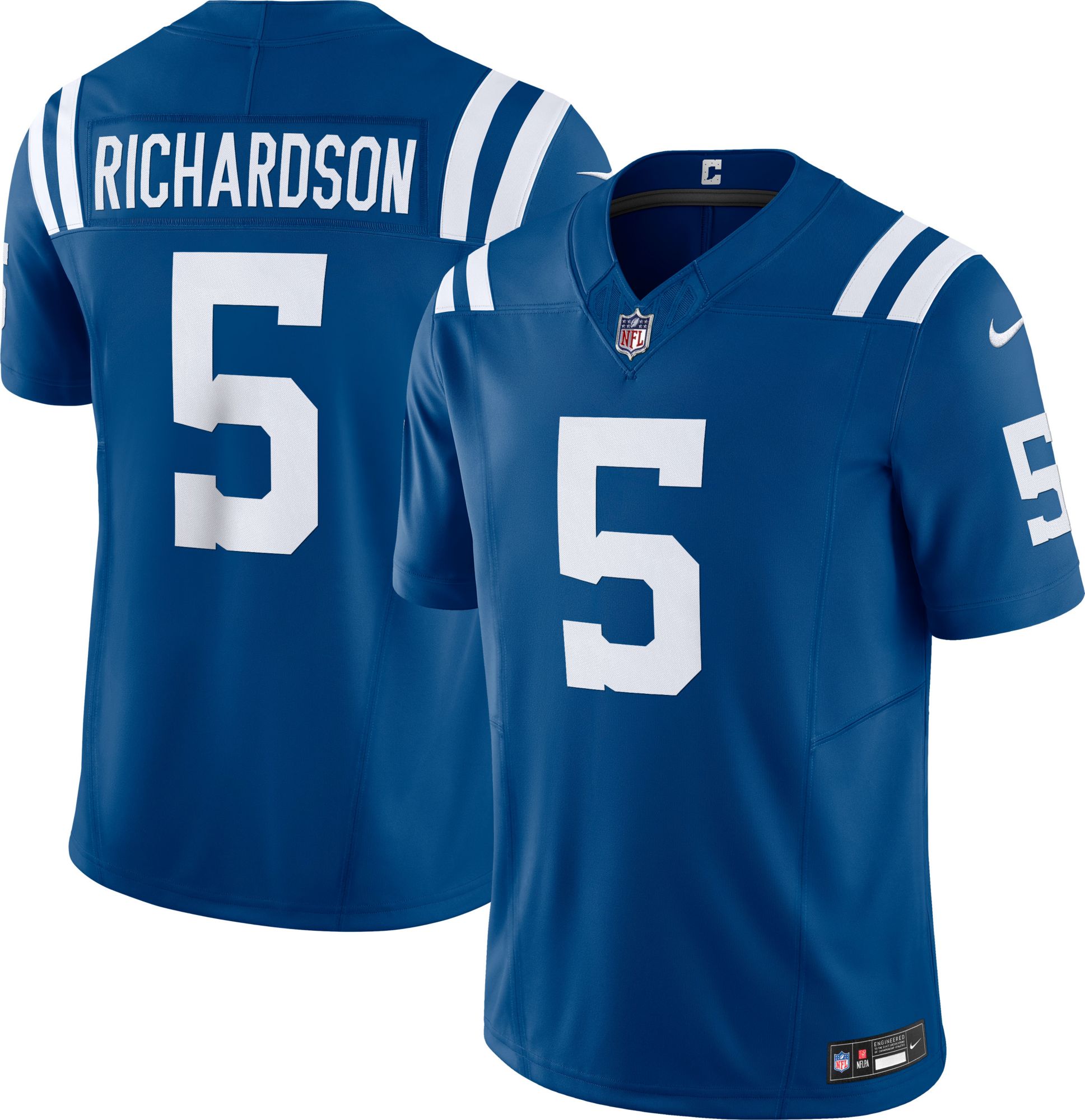 Nike Indianapolis Colts No91 Sheldon Day Royal Blue Team Color Youth Stitched NFL Limited Therma Long Sleeve Jersey