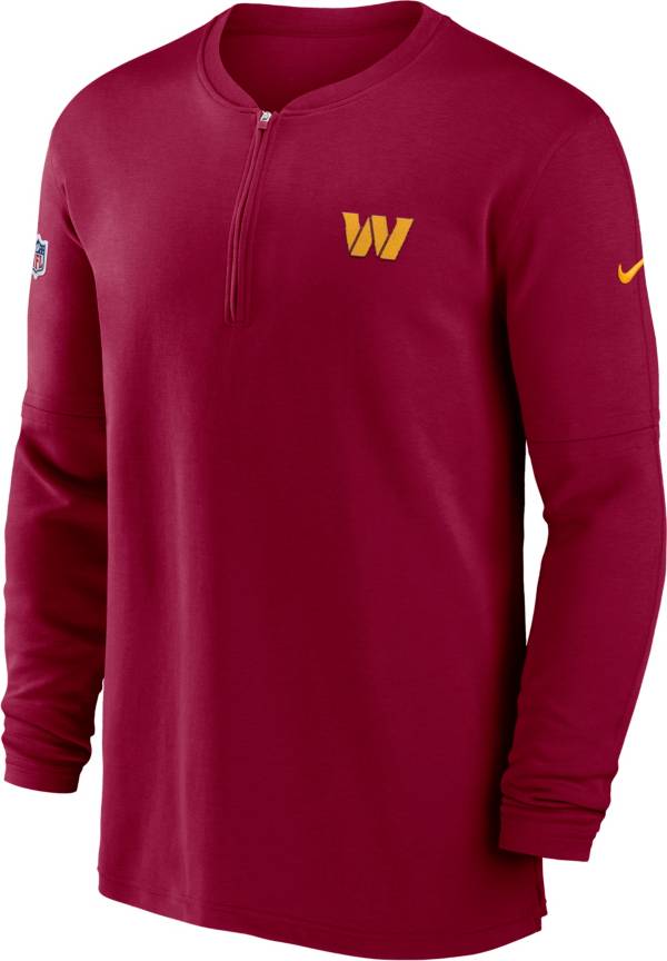 Nike / Men's Washington Commanders Sideline Legend Velocity Red Long Sleeve  T-Shirt