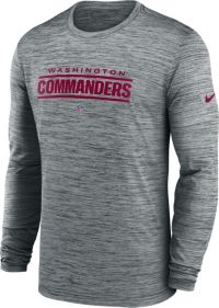 Nike Men's Washington Commanders Reflective Black Long Sleeve T