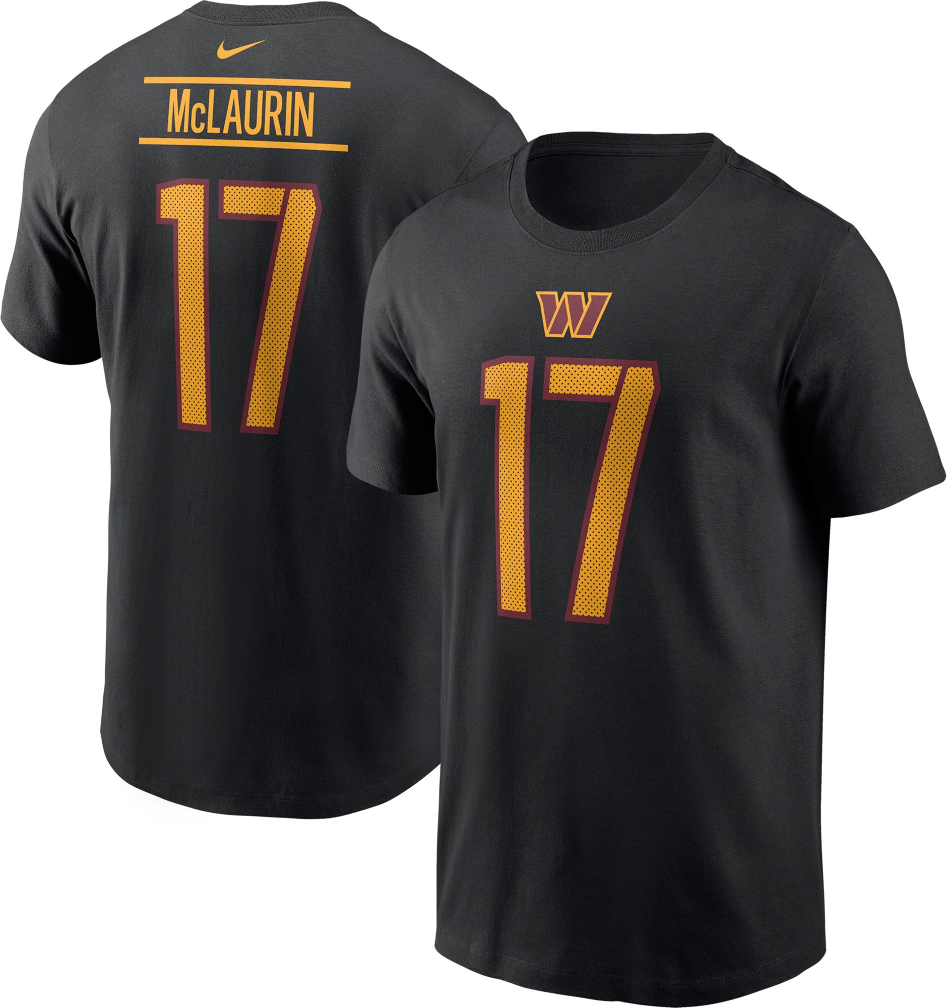 Nike Men's Washington Commanders Terry McLaurin #17 Black T-Shirt product image