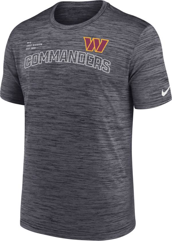 Nike Men's Washington Commanders Velocity Arch Black T-Shirt product image