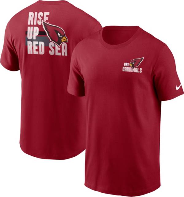 Nike Men's Arizona Cardinals Blitz Slogan Red T-Shirt