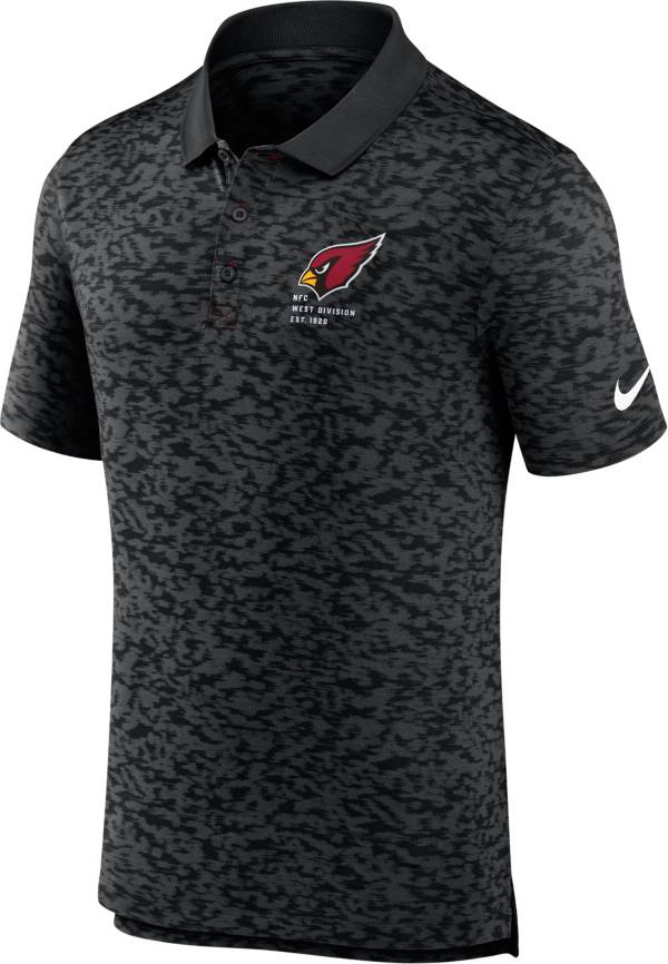 Nike Men's Arizona Cardinals Fashion Black Polo