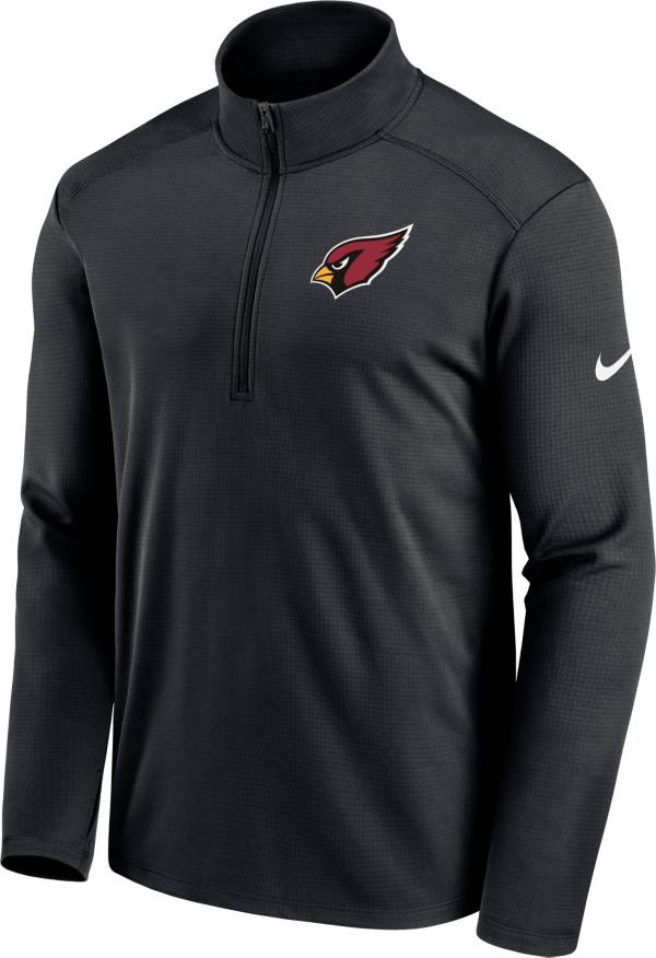 Nike Men's Arizona Cardinals Logo Pacer Black Half-Zip Pullover product image
