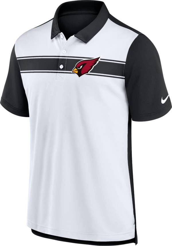 Nike Men's Arizona Cardinals Rewind Black/White Polo