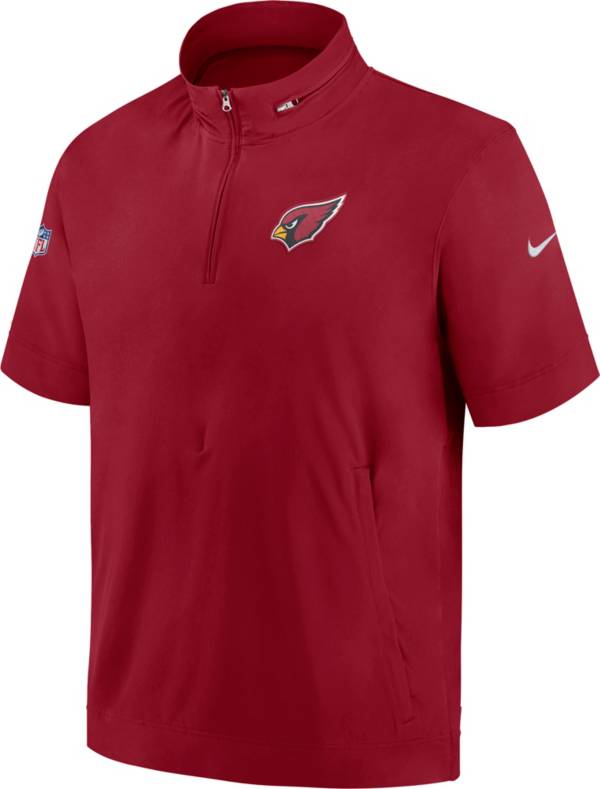 Nike Men's Arizona Cardinals Sideline Coach Red Short-Sleeve Jacket product image