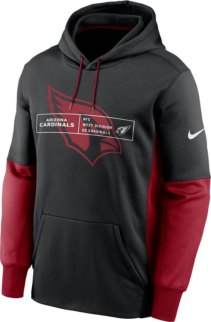 Nike Men's Arizona Cardinals Overlap Club Black Pullover Hoodie