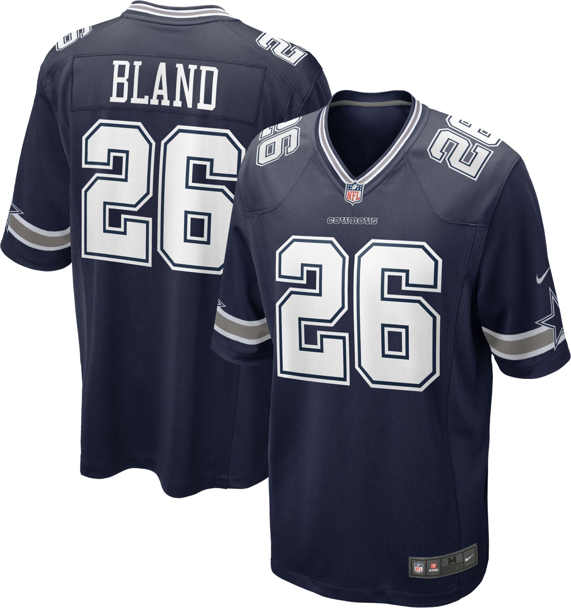 Nike Men's Dallas Cowboys DaRon Bland #26 Navy Game Jersey product image