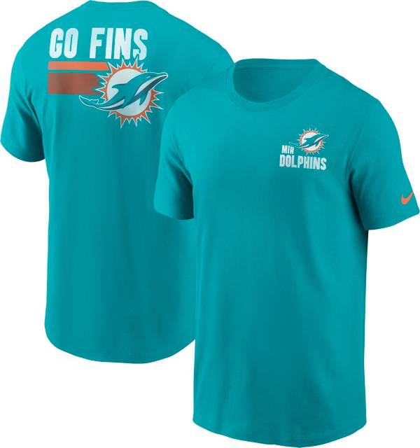 Nike Men's Miami Dolphins Blitz Back Slogan Green T-Shirt | Dick's ...