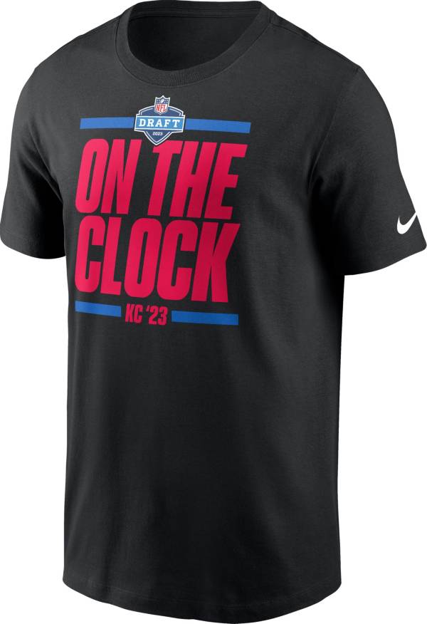 Nike Men's 2023 NFL Draft 'On the Clock' Black T-Shirt product image