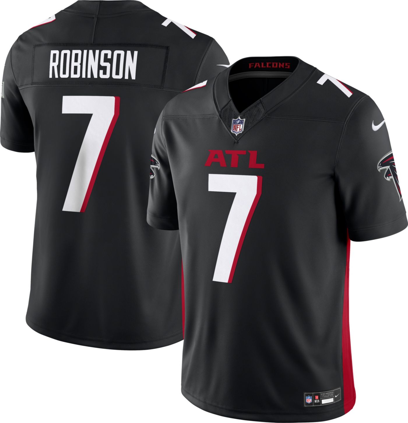 Nike Men s Atlanta Falcons Bijan Robinson 7 Vapor Black Limited Jersey Dick s Sporting Goods