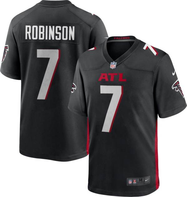 Nike Men's Atlanta Falcons Bijan Robinson Black Game Jersey | Dick's ...