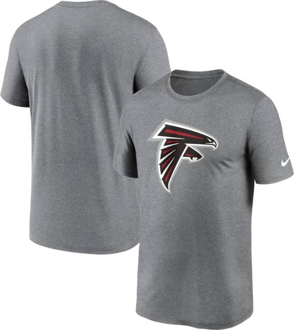 Nike Men's Atlanta Falcons Legend Logo Heather Grey T-Shirt product image