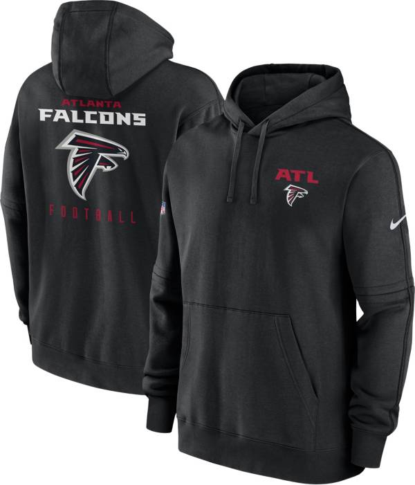 Nike Men's Atlanta Falcons 2023 Sideline Club Black Pullover Hoodie product image