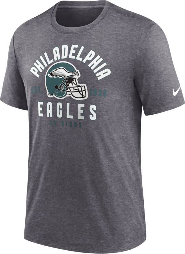 Philadelphia Eagles Youth Short Sleeve Pullover Hoodie - Heather Gray