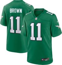 Youth Nike A.J. Brown Kelly Green Philadelphia Eagles Game Jersey