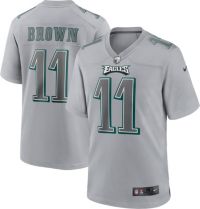 A.J. Brown 11 Philadelphia Eagles Super Bowl LVII Game Jersey - Women Gray  - Bluefink