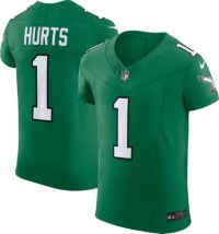 Nike Men s Philadelphia Eagles Jalen Hurts 1 Alternate Kelly Green Elite Jersey Dick s Sporting Goods