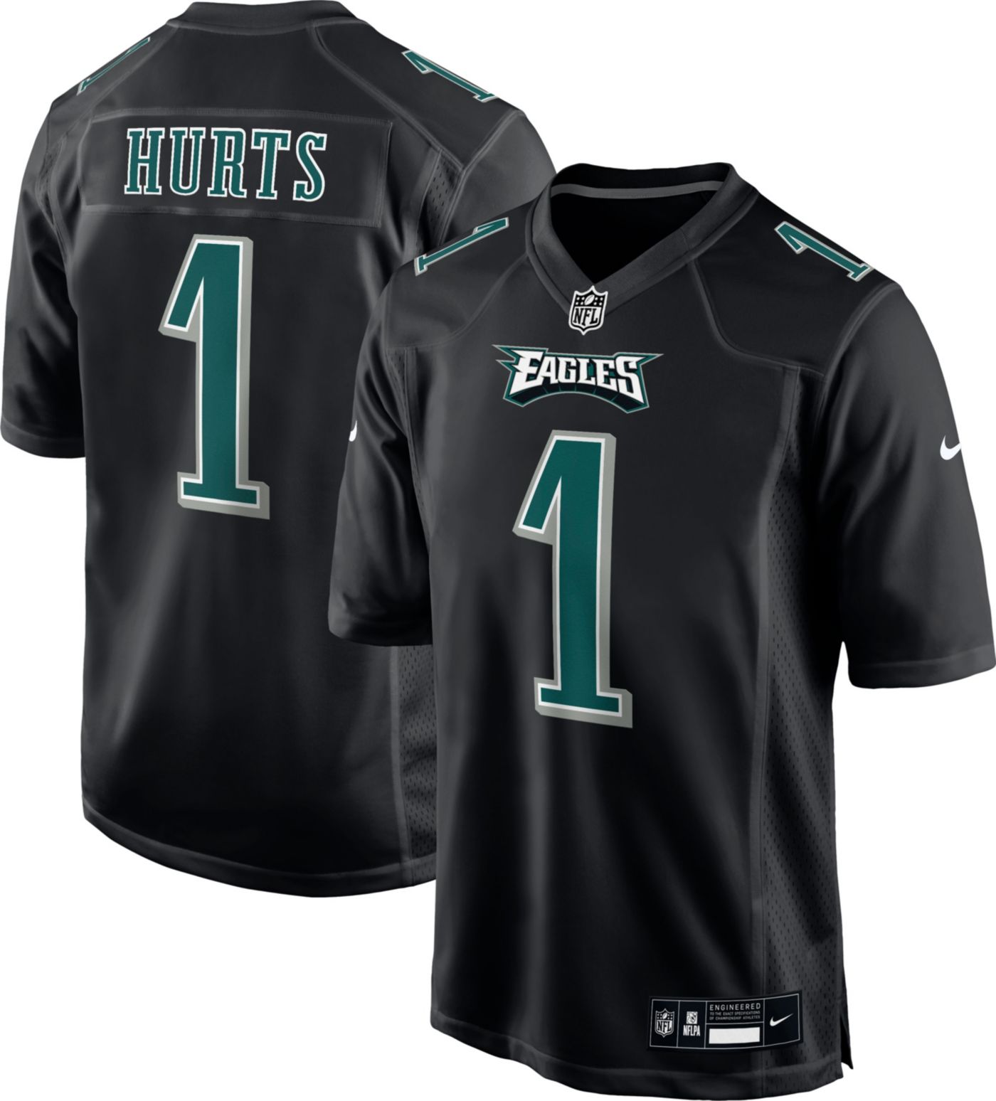 Nike Authentic Men’s outlets Eagles Jalen Hurts Official NFL Game Jersey Size S