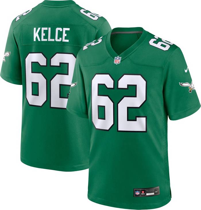 Nike Philadelphia Eagles #62 Jason Kelce Green Super Bowl LII
