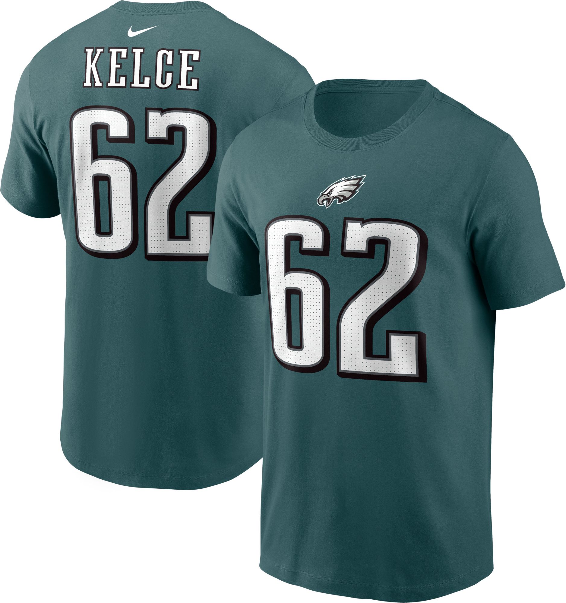 Nike Men's Philadelphia Eagles Jason Kelce #62 Green T-Shirt product image