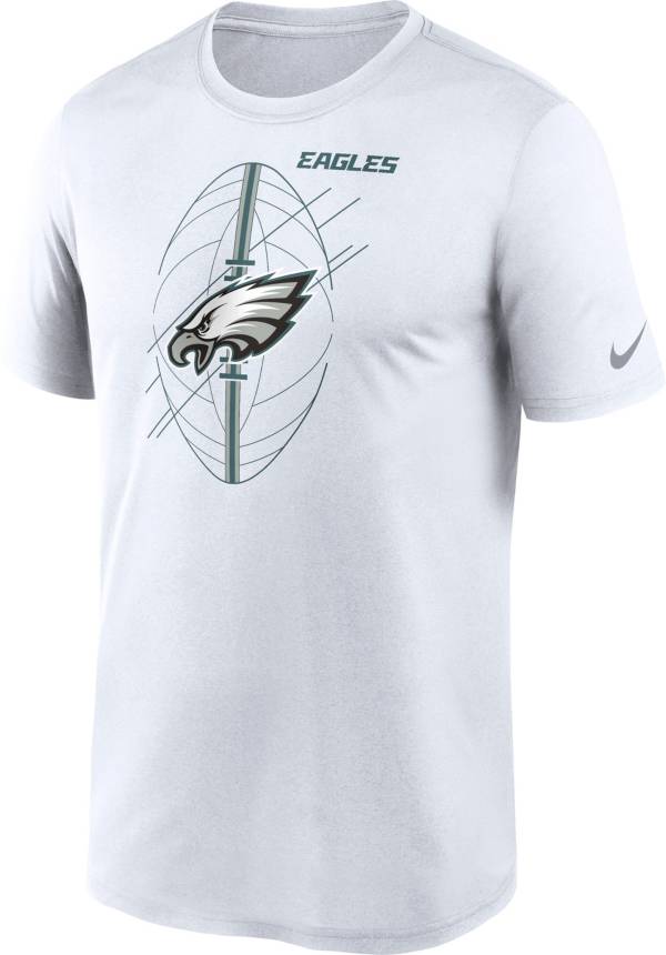 Men's Nike Green Philadelphia Eagles Rewind Logo Tri-Blend T-Shirt