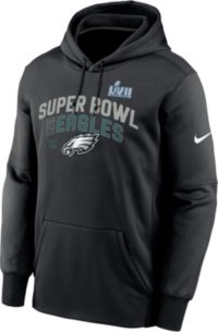 Men's Philadelphia Eagles Nike Black Performance Sideline Lockup Full-Zip  Hoodie