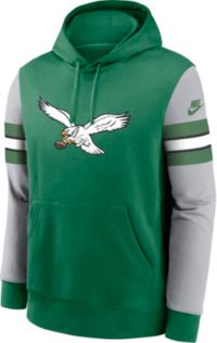 Men's Philadelphia Eagles Nike Green Sideline Alternate V-Neck Pullover  Windbreaker