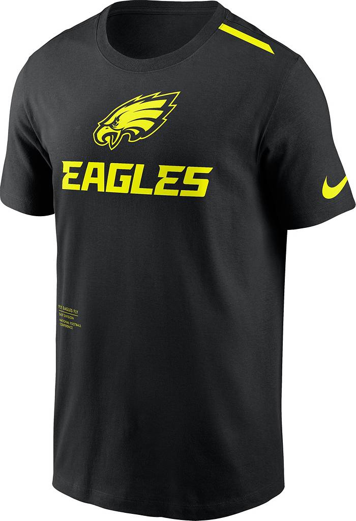 Nike Men's Philadelphia Eagles 2023 Volt Black T-Shirt