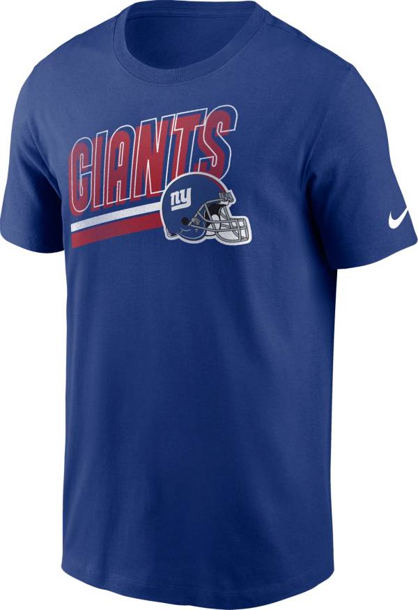Nike Men's New York Giants Blitz Helmet Blue T-Shirt product image