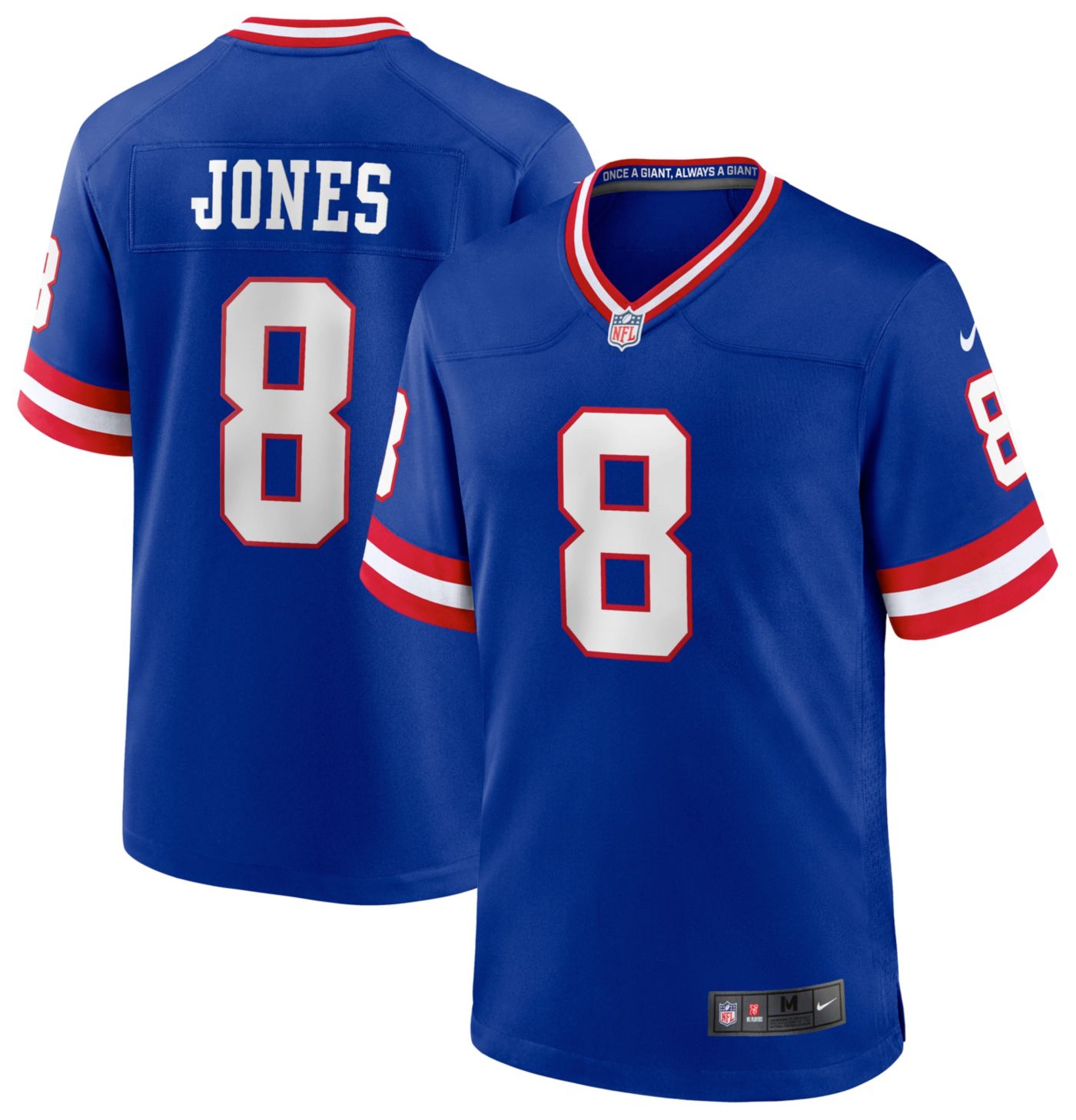 Daniel Jones 8 NY Giants Nike Limited Stitched Jersey outlets Size Medium