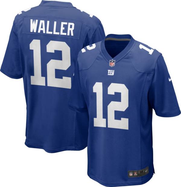 Nike Men's New York Giants Darren Waller #12 Blue Game Jersey