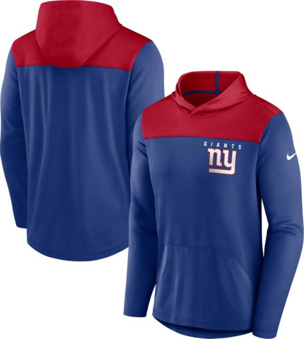 Nike Men's New York Giants Alternate Roayl Hooded Long Sleeve T-Shirt product image